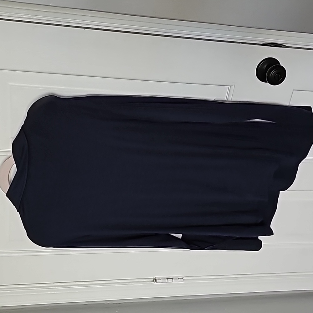 NWT Sanctuary Navy Blue Twist Front Shirt - Picture 4 of 4